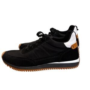 VINCE CAMUTO Maarten Black Suede Casual Sneakers Made in Brazil M 7 | W 9